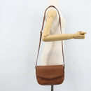 Burberrys Shoulder Bag Leather Brown Gold Auth ep13419-23