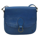LOUIS VUITTON Epi Saint Cloud GM Shoulder Bag Toledo Blue M52195 LV Auth ep13420-13