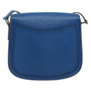 LOUIS VUITTON Epi Saint Cloud GM Shoulder Bag Toledo Blue M52195 LV Auth ep13420-2