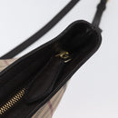 BURBERRY Nova Check Shoulder Bag PVC Beige Gold Auth ep13421V-15