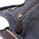 BURBERRY Nova Check Shoulder Bag PVC Beige Gold Auth ep13421V-20