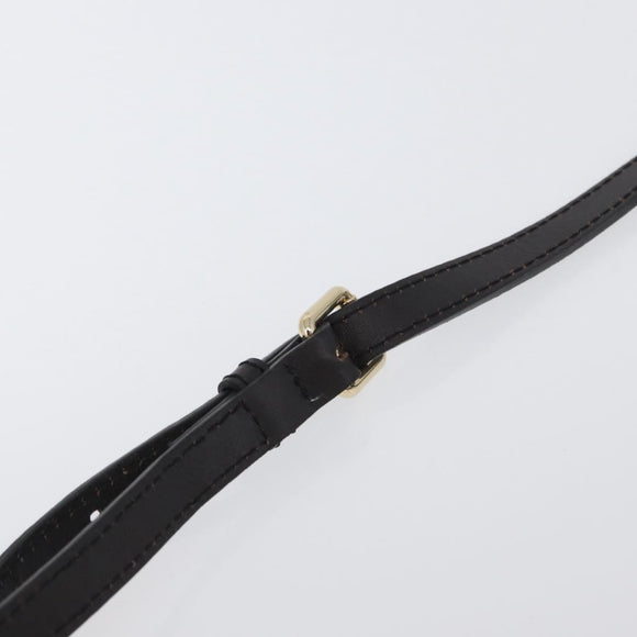 BURBERRY Nova Check Shoulder Bag PVC Beige Gold Auth ep13421V