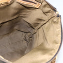 FENDI Zucca Canvas Handtasche Braun Schwarz Auth ep13422-18