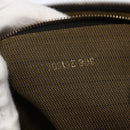 FENDI Zucca Canvas Handtasche Braun Schwarz Auth ep13422-12