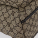 GUCCI GG Supreme Tote Bag PVC Beige Silver 108832 Auth ep13423-10