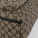 GUCCI GG Supreme Tote Bag PVC Beige Silver 108832 Auth ep13423-11