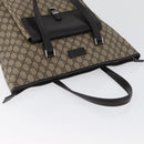 GUCCI GG Supreme Tote Bag PVC Beige Silver 108832 Auth ep13423-6