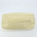 PRADA Shoulder Bag Nylon Ivory Silver Auth ep13428-5