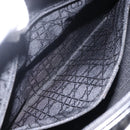 Christian Dior Maris Pearl Tote Bag Patent leather Black Silver Auth ep13429-21