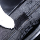Christian Dior Maris Pearl Tote Bag Patent leather Black Silver Auth ep13429-22