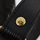 FENDI Zucca Canvas Shoulder Bag Black Gold Auth ep13431-17