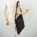 FENDI Zucca Canvas Shoulder Bag Black Gold Auth ep13431-22