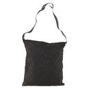 FENDI Zucca Canvas Shoulder Bag Black Gold Auth ep13431-2