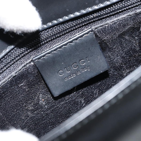 GUCCI Shoulder Bag Leather Black 001 3063 Auth ep13432