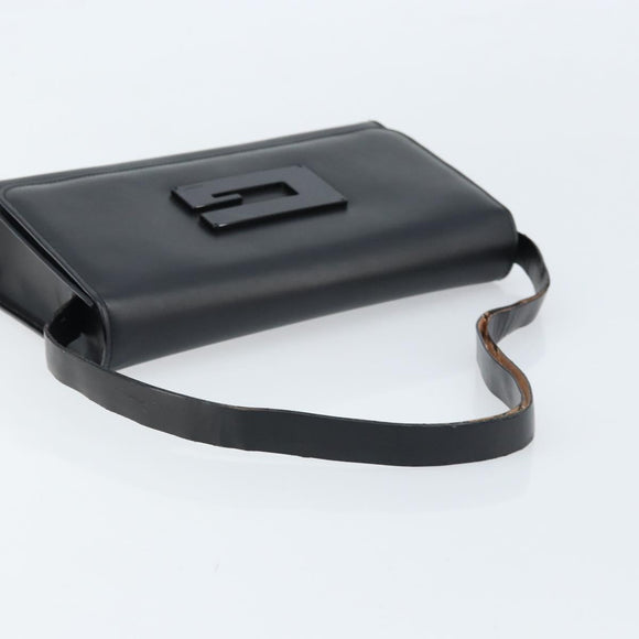 GUCCI Shoulder Bag Leather Black 001 3063 Auth ep13432