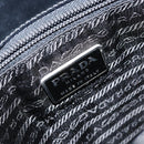 PRADA Shoulder Bag Nylon Black Silver Auth ep13436-17