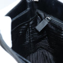 PRADA Shoulder Bag Nylon Black Silver Auth ep13436-19