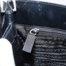 PRADA Shoulder Bag Nylon Black Silver Auth ep13436-20