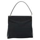 PRADA Shoulder Bag Nylon Black Silver Auth ep13436-2