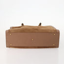 GUCCI Bamboo Shoulder Bag Suede Brown Gold 002 1434 0259 Auth ep13442-5