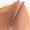CELINE Macadam Canvas Tote Bag PVC Leather Brown Gold Auth ep13444-17
