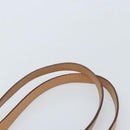CELINE Macadam Canvas Tote Bag PVC Leather Brown Gold Auth ep13444-8