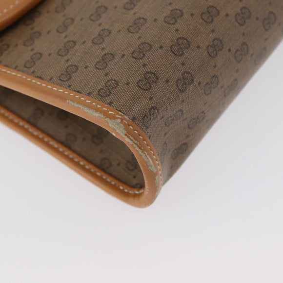 GUCCI Micro GG Supreme Shoulder Bag PVC Beige Gold 004 58 0264 Auth ep13447