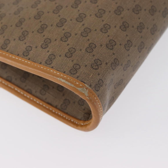 GUCCI Micro GG Supreme Shoulder Bag PVC Beige Gold 004 58 0264 Auth ep13447