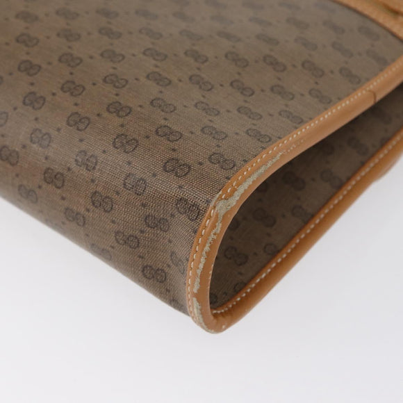 GUCCI Micro GG Supreme Shoulder Bag PVC Beige Gold 004 58 0264 Auth ep13447