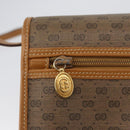 GUCCI Micro GG Supreme Shoulder Bag PVC Beige Gold 004 58 0264 Auth ep13447-14