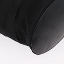 Salvatore Ferragamo Chain Vala Shoulder Bag Nylon Black Gold Auth ep13450-15