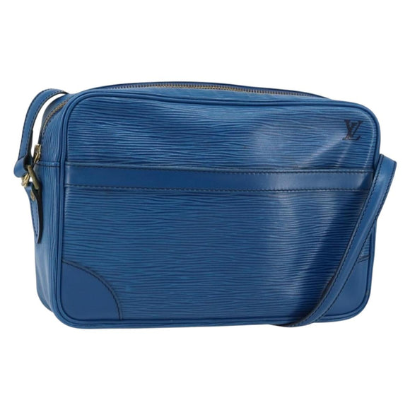LOUIS VUITTON Epi Trocadero 27 Shoulder Bag Blue M52315 LV Auth ep13452