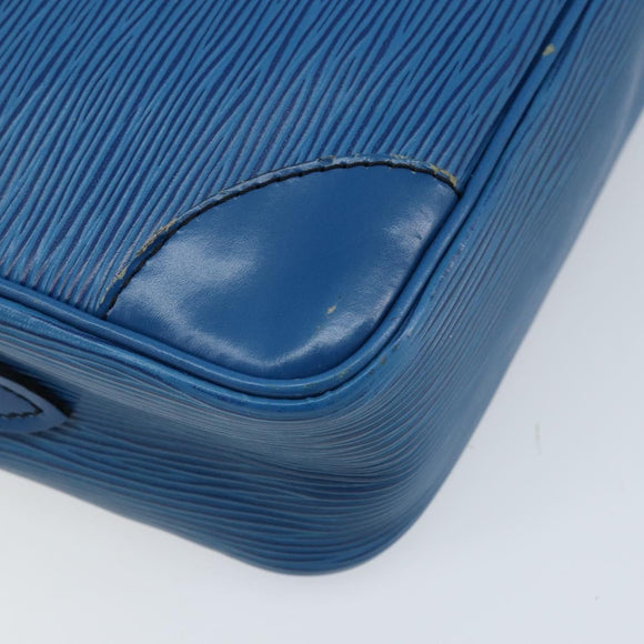 LOUIS VUITTON Epi Trocadero 27 Shoulder Bag Blue M52315 LV Auth ep13452