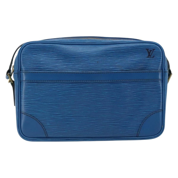 LOUIS VUITTON Epi Trocadero 27 Shoulder Bag Blue M52315 LV Auth ep13452