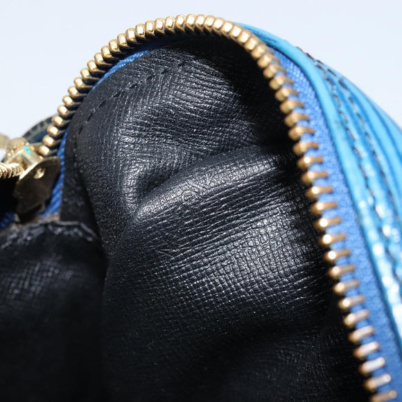 LOUIS VUITTON Epi Trocadero 27 Shoulder Bag Blue M52315 LV Auth ep13452