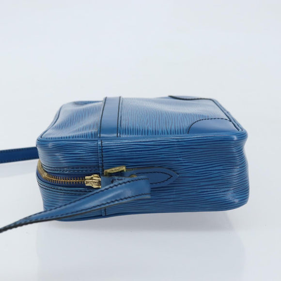 LOUIS VUITTON Epi Trocadero 27 Shoulder Bag Blue M52315 LV Auth ep13452