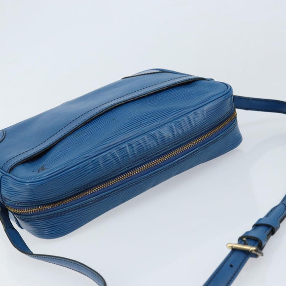LOUIS VUITTON Epi Trocadero 27 Shoulder Bag Blue M52315 LV Auth ep13452