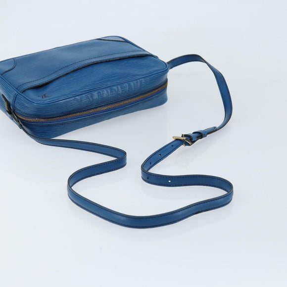 LOUIS VUITTON Epi Trocadero 27 Shoulder Bag Blue M52315 LV Auth ep13452