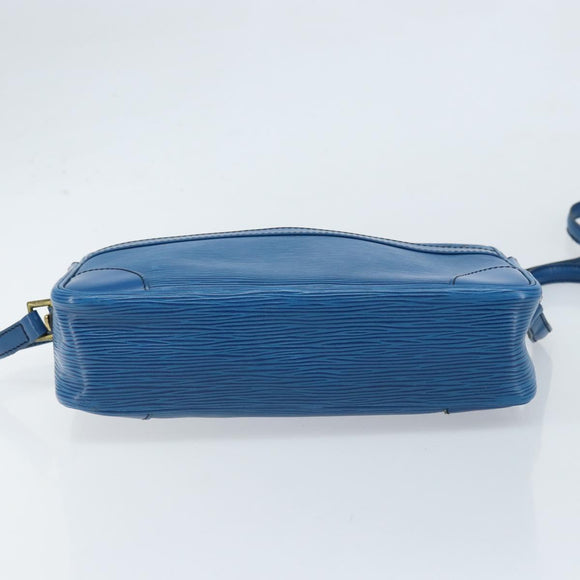LOUIS VUITTON Epi Trocadero 27 Shoulder Bag Blue M52315 LV Auth ep13452