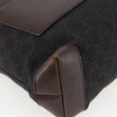 GUCCI GG Canvas Tote Bag Dark Brown Silver 28893 Auth ep13456-11