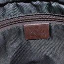 GUCCI GG Canvas Tote Bag Dark Brown Silver 28893 Auth ep13456-15