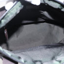 GUCCI GG Canvas Tote Bag Dark Brown Silver 28893 Auth ep13456-16