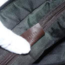 GUCCI GG Canvas Tote Bag Dark Brown Silver 28893 Auth ep13456-23