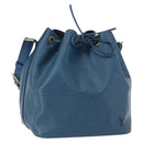 LOUIS VUITTON Epi Petit Noe Shoulder Bag Blue M44105 LV Auth ep13458-1