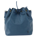 LOUIS VUITTON Epi Petit Noe Shoulder Bag Blue M44105 LV Auth ep13458-13