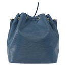 LOUIS VUITTON Epi Petit Noe Shoulder Bag Blue M44105 LV Auth ep13458-2