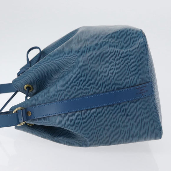 LOUIS VUITTON Epi Petit Noe Shoulder Bag Blue M44105 LV Auth ep13458