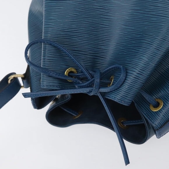 LOUIS VUITTON Epi Petit Noe Shoulder Bag Blue M44105 LV Auth ep13458