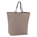 GUCCI GG Canvas Tote Bag Pink Gold 002 1097 Auth ep13463-1