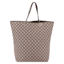 GUCCI GG Canvas Tote Bag Pink Gold 002 1097 Auth ep13463-3